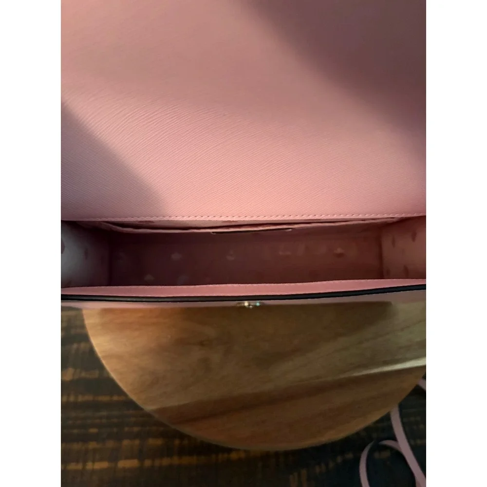 Kate Spade NY Chalk Pink Saffiano Leather Convertible Crossbody WKR00119 New Tag